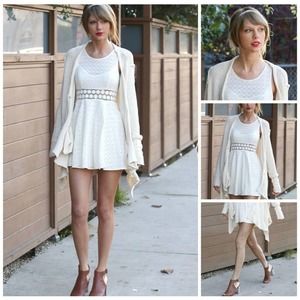White lace dress